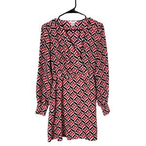Esley Women’s Geometric Long Sleeve Mini Dress